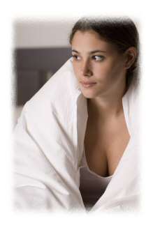 Woam with Silk Duvet